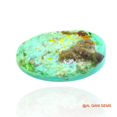Natural Untreated Turquoise Loose Gemstone Oval Cabochon From Arizona 15.00 Cts 22x13x8 mm T-32
