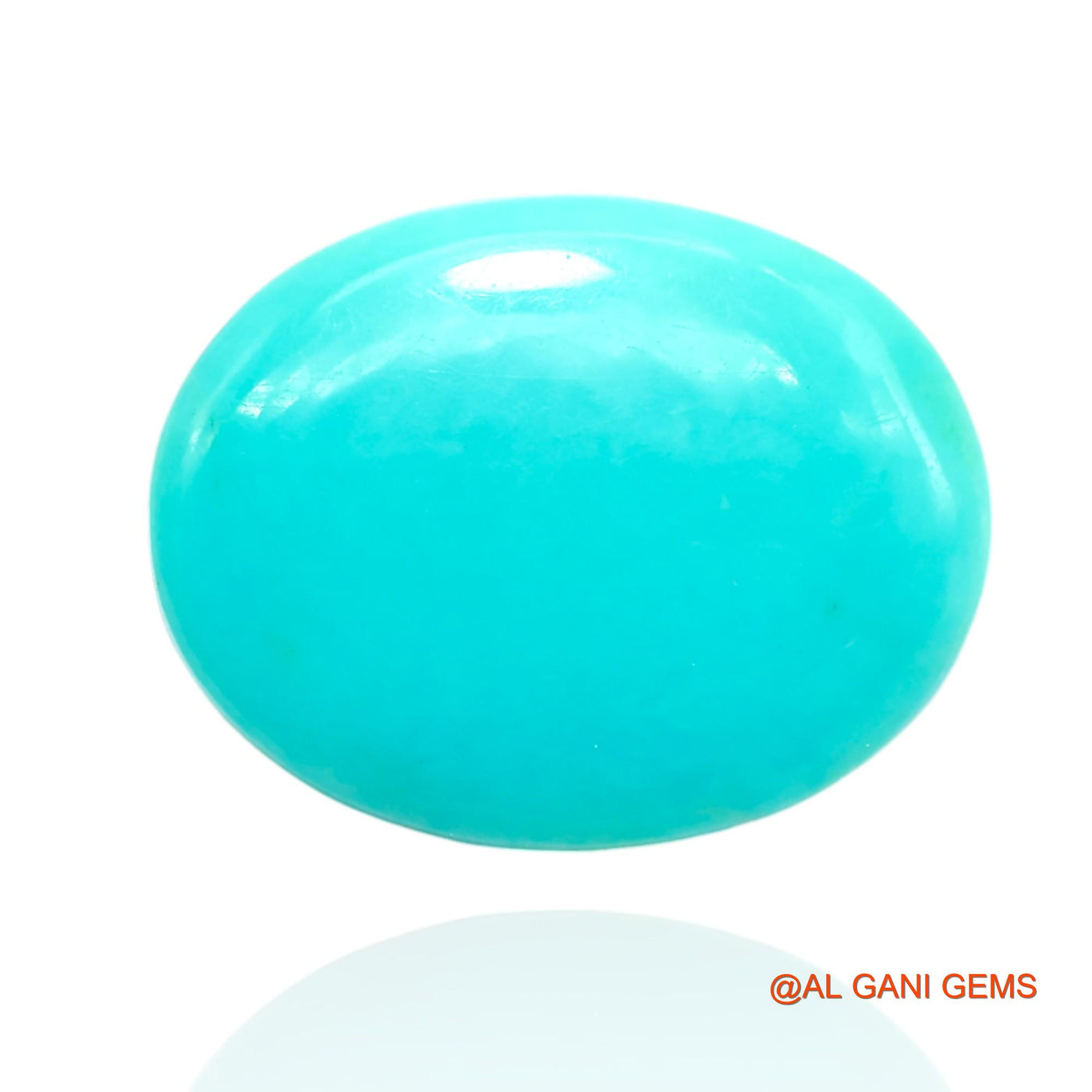 11.00 Cts Natural Arizona Turquoise Loose Gemstone Oval Cabochon 17x13x7 mm T-339