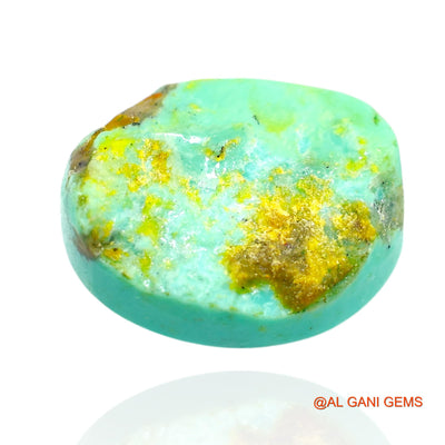 11.00 Cts Natural Arizona Turquoise Oval Cabochon Loose Gemstone For Jewelry 16x13x6 mm T-341