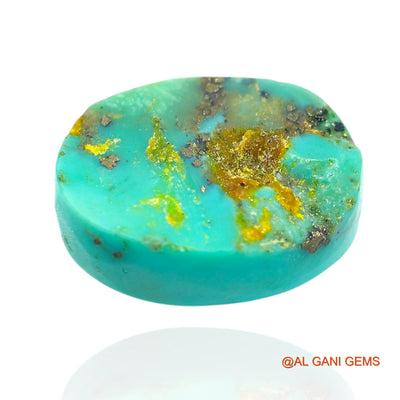 14.00 Cts Natural Arizona Turquoise Loose Gemstone Oval Cabochon 17x12x6 mm T-342