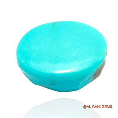 15.00 Cts Natural Arizona Turquoise Oval Cabochon Loose Gemstone For Jewelry 16x13x8 mm T-343