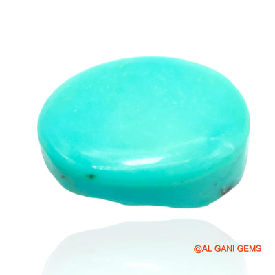 12.00 Cts Unheated Arizona Turquoise Loose Gemstone Oval Cabochon Natural 16x13x7 mm T-344