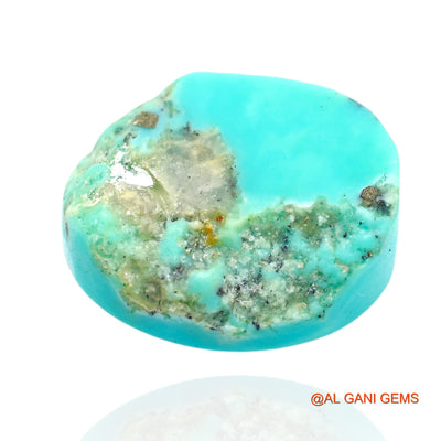 12.00 Cts Natural Arizona Turquoise Oval Cabochon Loose Gemstone For Jewelry 16x12x6 mm T-346