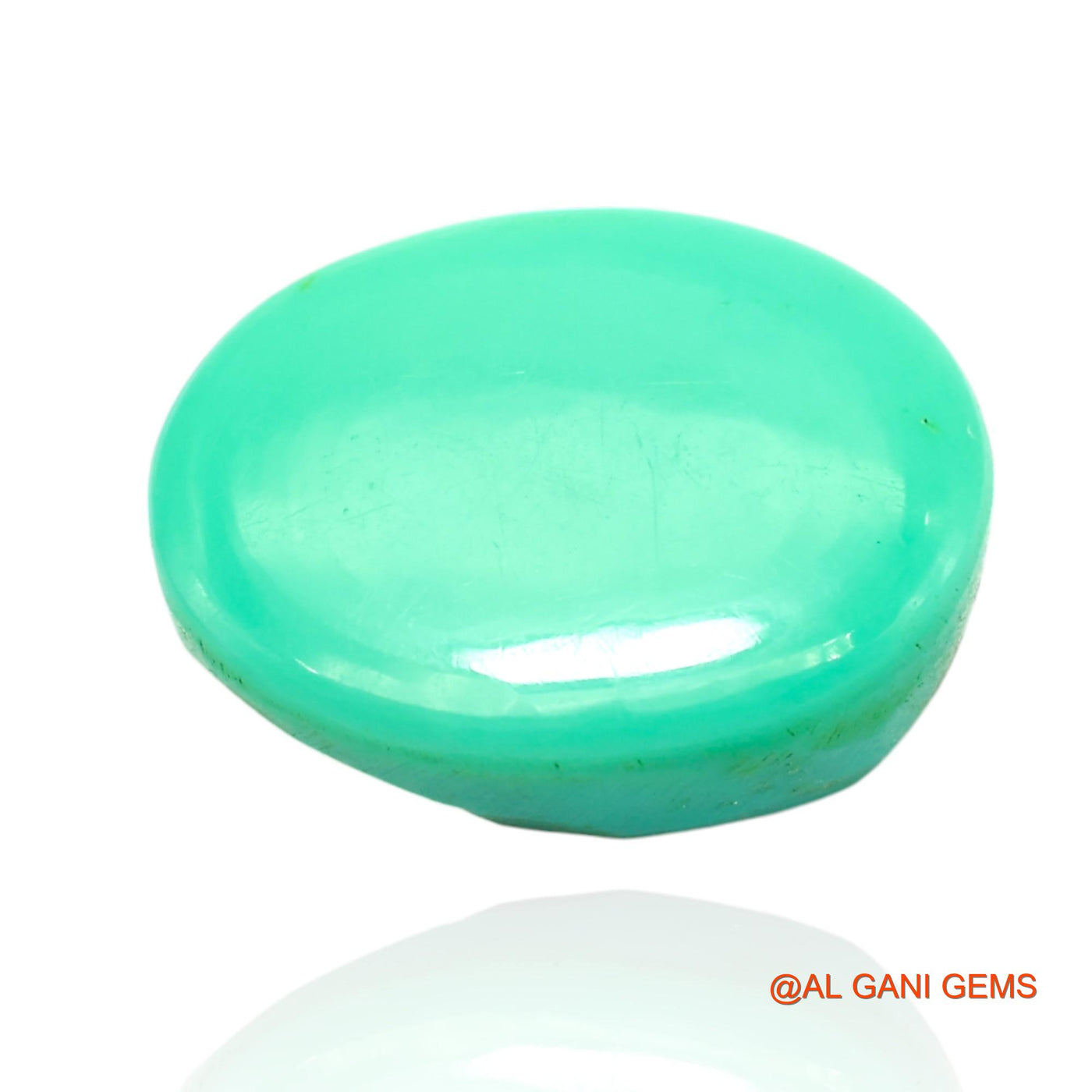Natural Untreated Turquoise Loose Gemstone Oval Cabochon From Arizona 11.00 Cts 16x12x6 mm T-347