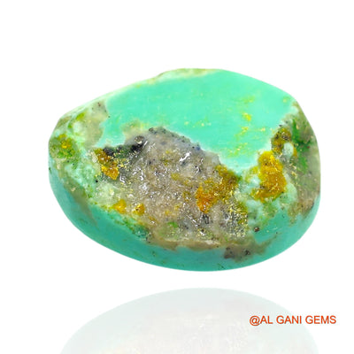 Natural Untreated Turquoise Loose Gemstone Oval Cabochon From Arizona 11.00 Cts 16x12x6 mm T-347