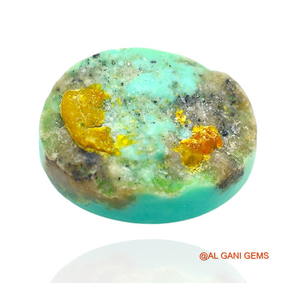 11.00 Cts Natural Arizona Turquoise Loose Gemstone Oval Cabochon 16x12x7 mm T-348