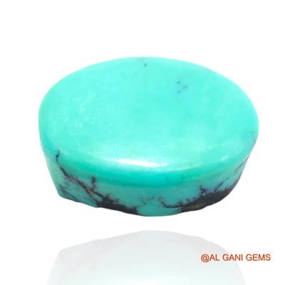 11.00 Cts Natural Arizona Turquoise Loose Gemstone Oval Cabochon 16x12x7 mm T-349