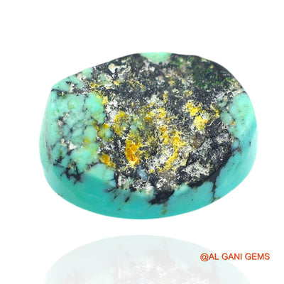 11.00 Cts Natural Arizona Turquoise Loose Gemstone Oval Cabochon 16x12x7 mm T-349