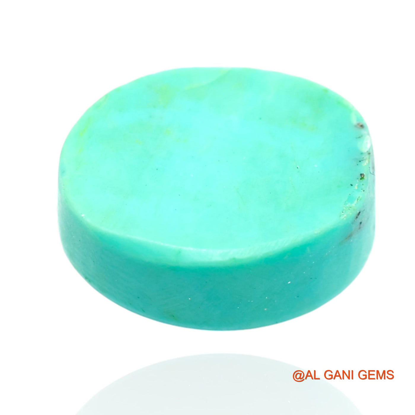 15.00 Cts Natural Arizona Turquoise Loose Gemstone Oval Cabochon 16x12x8 mm T-350