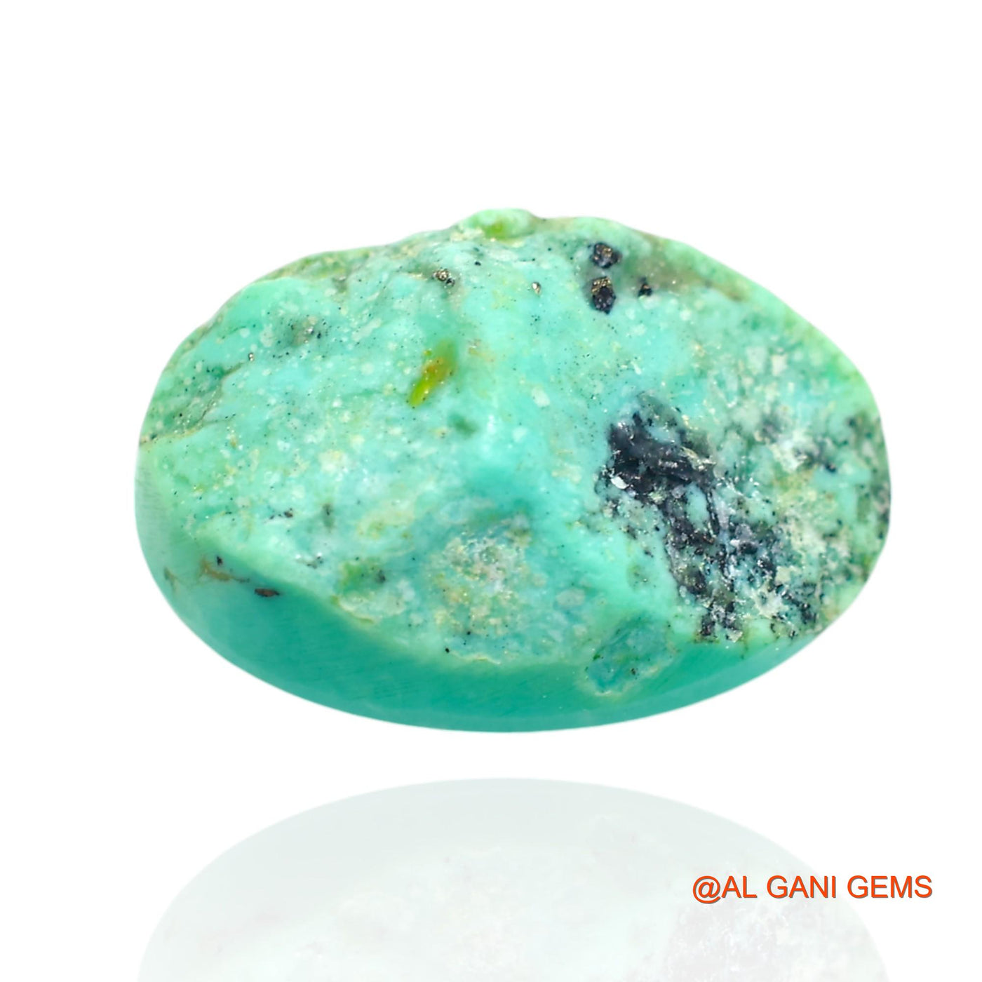 10.00 Cts Natural Arizona Turquoise Oval Cabochon Loose Gemstone For Jewelry 17x12x7 mm T-353