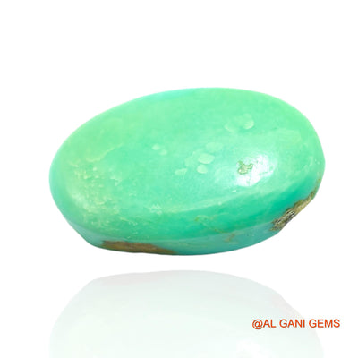 11.00 Cts Unheated Arizona Turquoise Loose Gemstone Oval Cabochon Natural 18x11x7 mm T-354