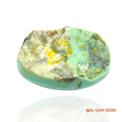 10.00 Cts Natural Arizona Turquoise Loose Gemstone Oval Cabochon 17x11x7 mm T-355