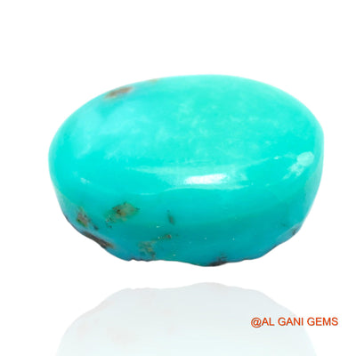 Natural Untreated Turquoise Loose Gemstone Oval Cabochon From Arizona 12.00 Cts 16x12x7 mm T-356
