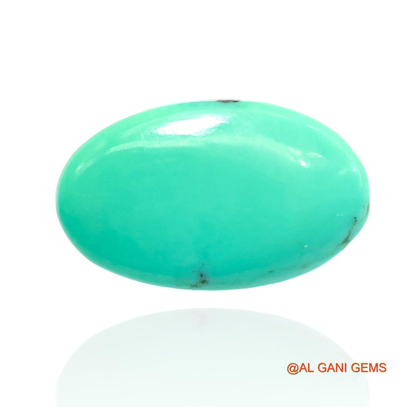 14.00 Cts Natural Arizona Turquoise Loose Gemstone Oval Cabochon 18x11x8 mm T-358
