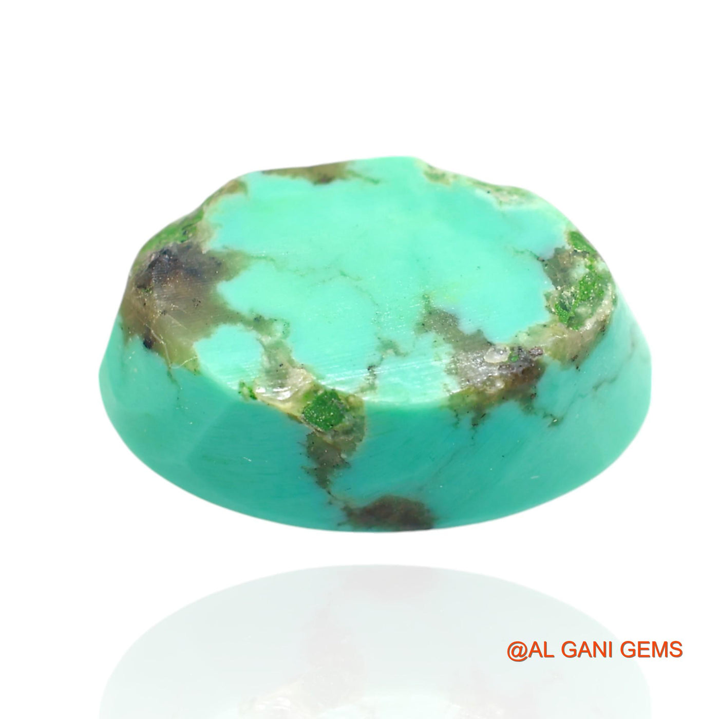 14.00 Cts Natural Arizona Turquoise Loose Gemstone Oval Cabochon 18x11x8 mm T-358