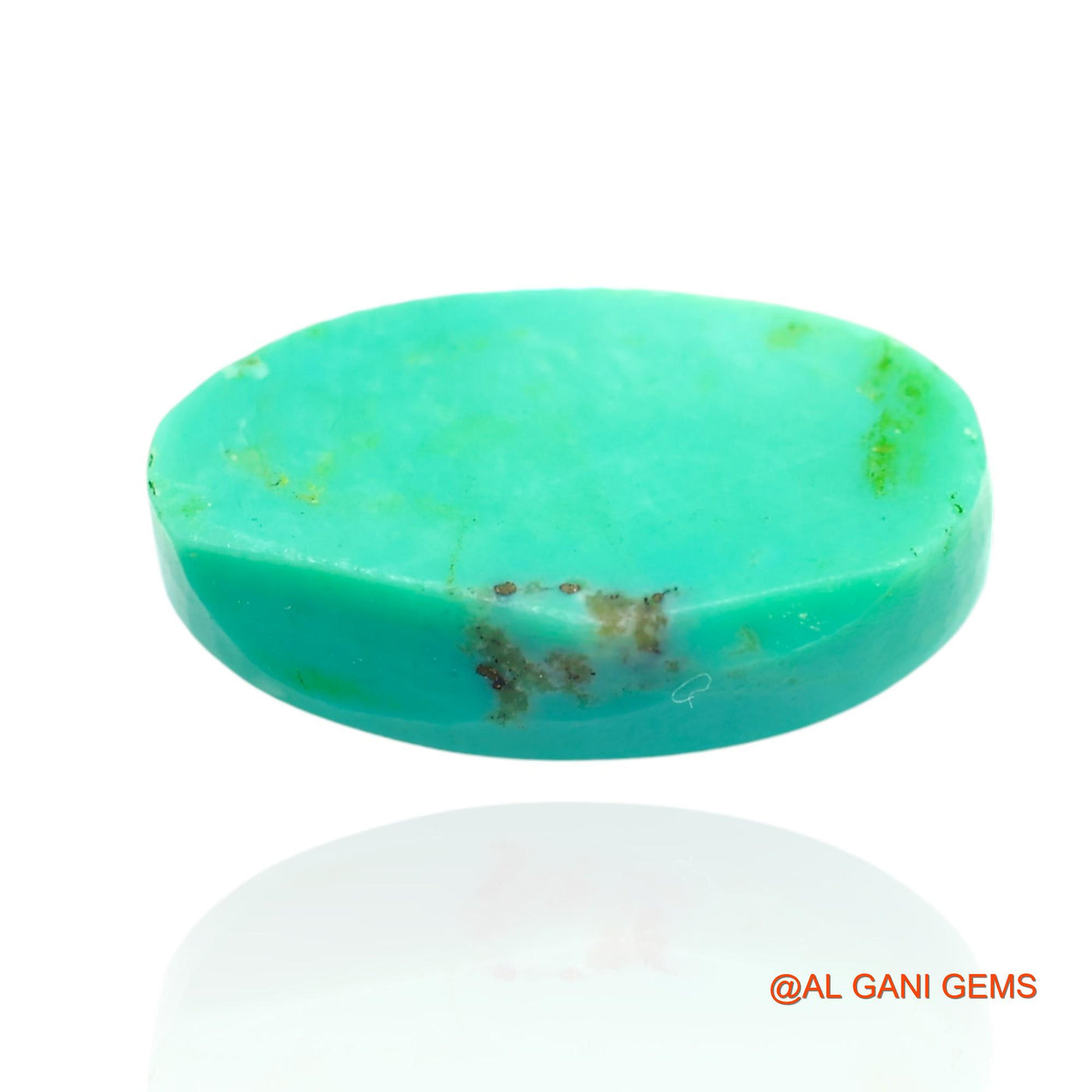 Natural Untreated Turquoise Loose Gemstone Oval Cabochon From Arizona 10.00 Cts 18x10x5 mm T-359