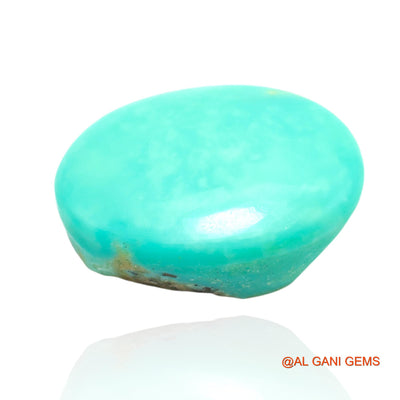 Natural Untreated Turquoise Loose Gemstone Oval Cabochon From Arizona 21.00 Cts 20x15x7 mm T-35
