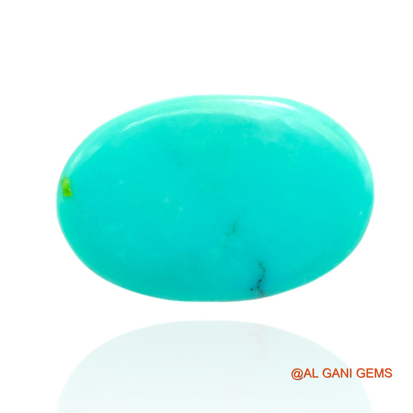 8.00 Cts Natural Arizona Turquoise Loose Gemstone Oval Cabochon 17x11x6 mm T-362