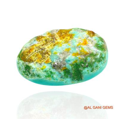 8.00 Cts Natural Arizona Turquoise Loose Gemstone Oval Cabochon 17x11x6 mm T-362