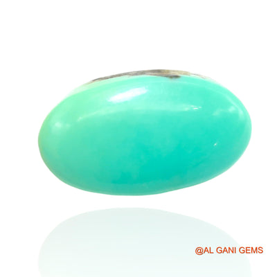 Natural Untreated Turquoise Loose Gemstone Oval Cabochon From Arizona 9.00 Cts 17x10x6 mm T-368