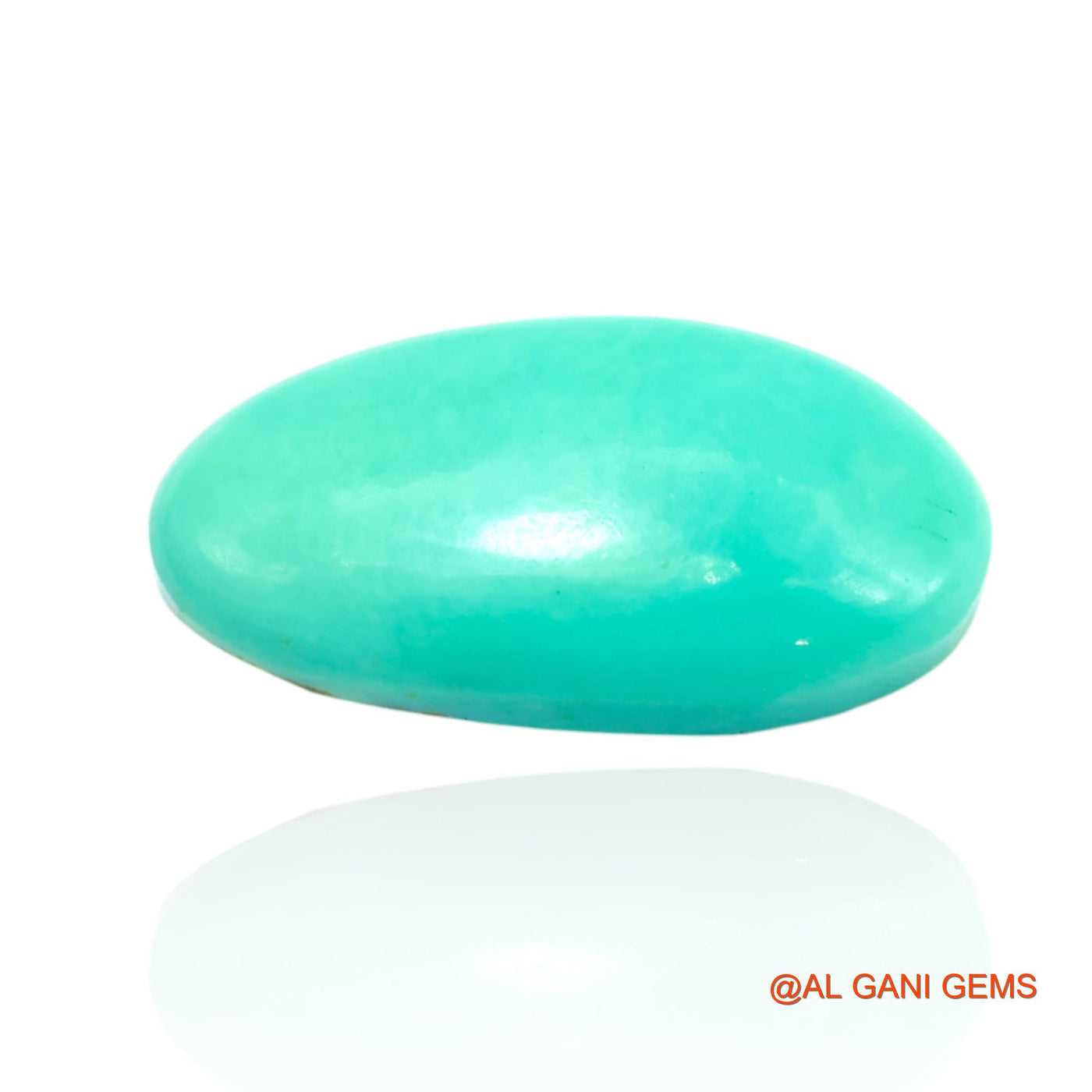 Natural Untreated Turquoise Loose Gemstone Oval Cabochon From Arizona 6.00 Cts 18x9x5 mm T-369