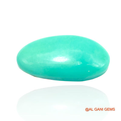 Natural Untreated Turquoise Loose Gemstone Oval Cabochon From Arizona 6.00 Cts 18x9x5 mm T-369