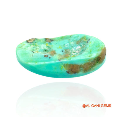 Natural Untreated Turquoise Loose Gemstone Oval Cabochon From Arizona 6.00 Cts 18x9x5 mm T-369