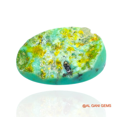 Natural Untreated Turquoise Loose Gemstone Oval Cabochon From Arizona 7.00 Cts 16x10x5 mm T-370