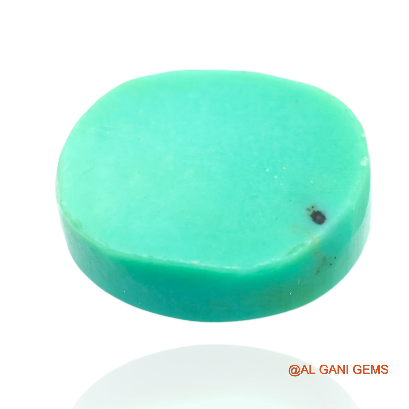 12.00 Cts Natural Arizona Turquoise Loose Gemstone Oval Cabochon 15x12x6 mm T-377