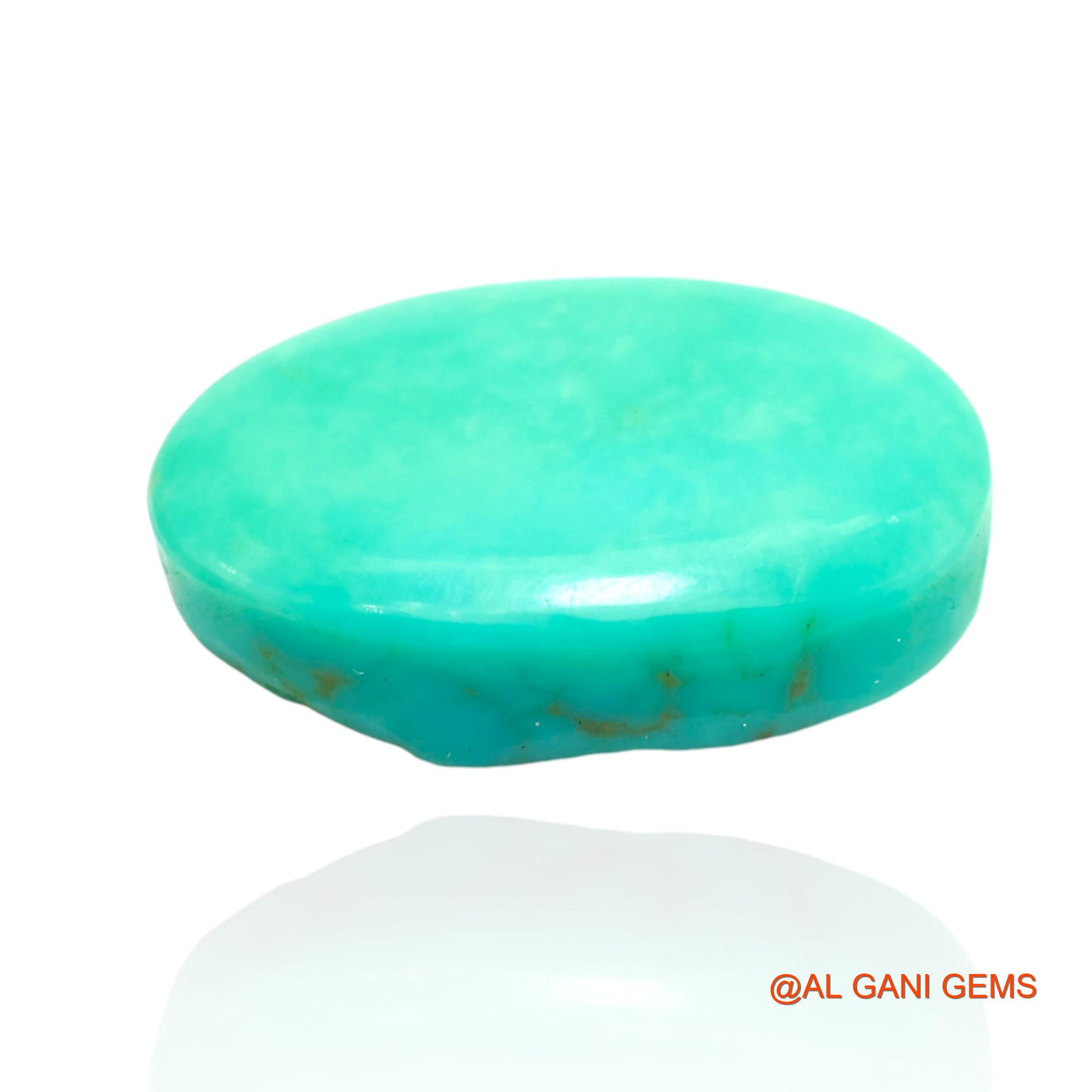 15.00 Cts Natural Arizona Turquoise Loose Gemstone Oval Cabochon 21x13x6 mm T-38
