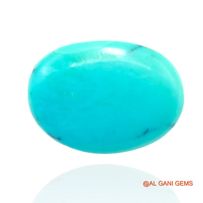 10.00 Cts Natural Arizona Turquoise Loose Gemstone Oval Cabochon 15x11x7 mm T-396