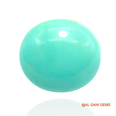 Natural Untreated Turquoise Loose Gemstone Oval Cabochon From Arizona 10.00 Cts 14x13x7 mm T-397