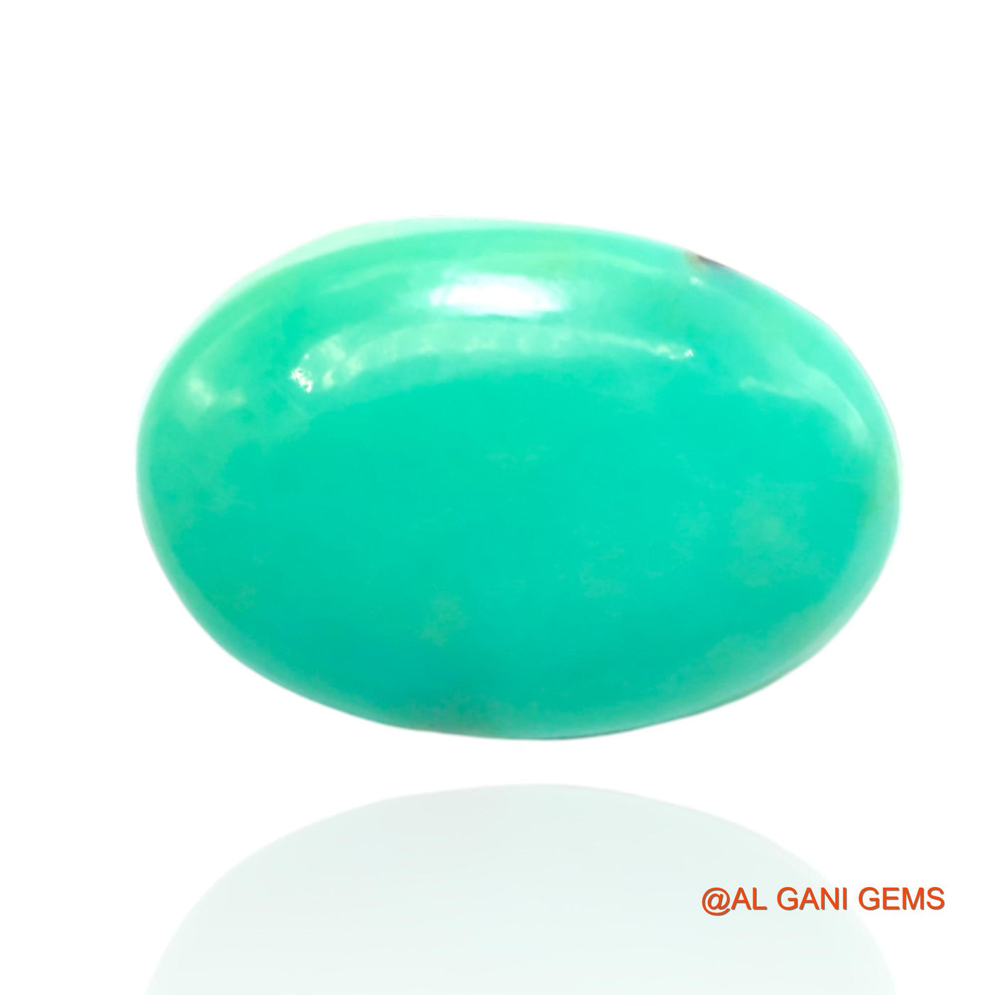11.00 Cts Natural Arizona Turquoise Loose Gemstone Oval Cabochon 15x10x8 mm T-398