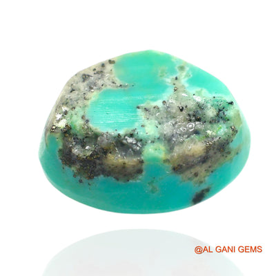 11.00 Cts Natural Arizona Turquoise Loose Gemstone Oval Cabochon 15x10x8 mm T-398