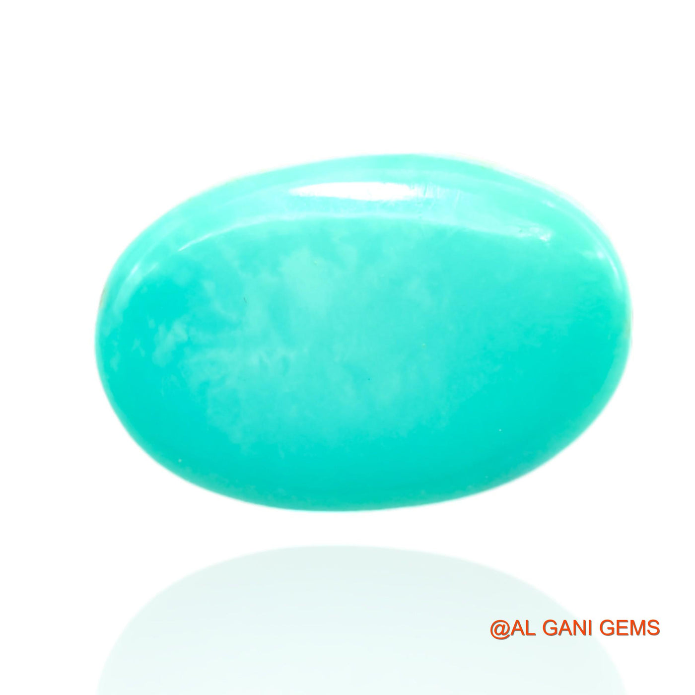 18.00 Cts Natural Arizona Turquoise Loose Gemstone Oval Cabochon 21x14x6 mm T-410