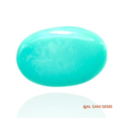 18.00 Cts Natural Arizona Turquoise Loose Gemstone Oval Cabochon 21x14x6 mm T-410