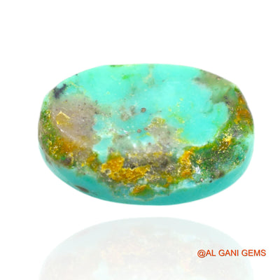18.00 Cts Natural Arizona Turquoise Loose Gemstone Oval Cabochon 21x14x6 mm T-410