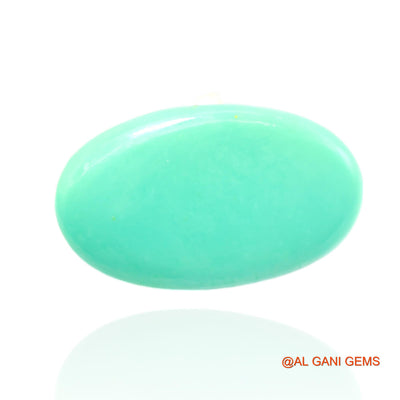 18.00 Cts Natural Arizona Turquoise Loose Gemstone Oval Cabochon 23x14x7 mm T-411