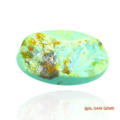 18.00 Cts Natural Arizona Turquoise Loose Gemstone Oval Cabochon 23x14x7 mm T-411