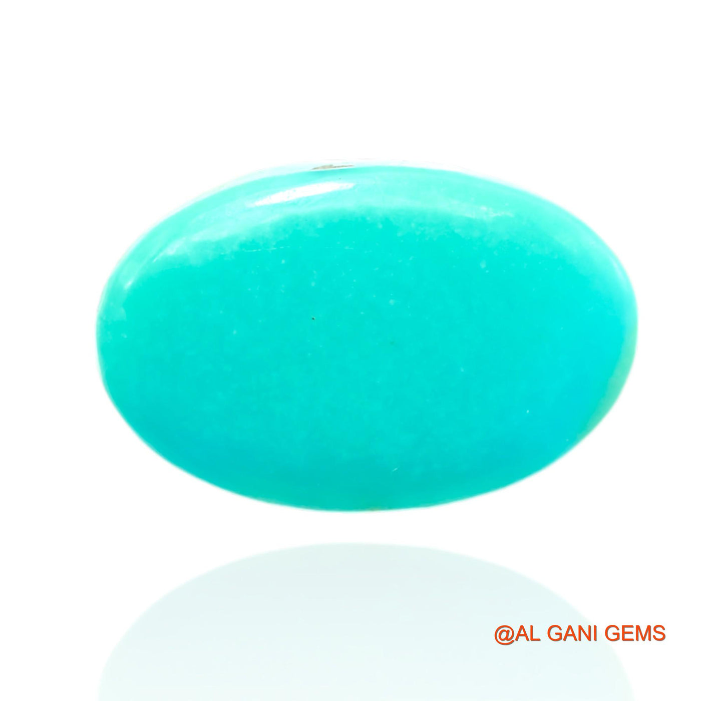 17.00 Cts Natural Arizona Turquoise Loose Gemstone Oval Cabochon 22x14x6 mm T-413
