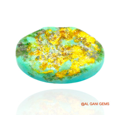 17.00 Cts Natural Arizona Turquoise Loose Gemstone Oval Cabochon 22x14x6 mm T-413