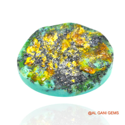17.00 Cts Natural Arizona Turquoise Loose Gemstone Oval Cabochon 21x17x5 mm T-414