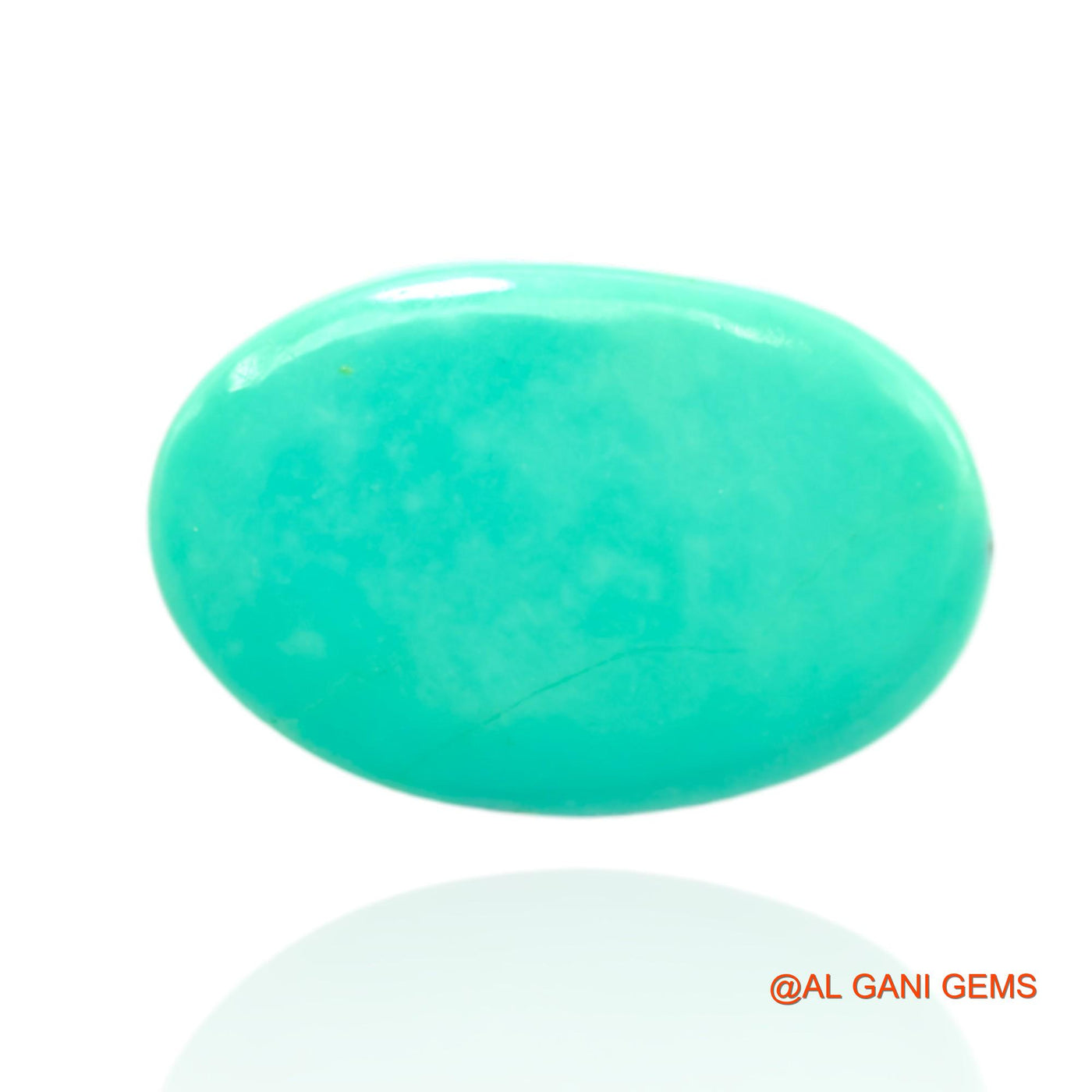 16.00 Cts Natural Arizona Turquoise Loose Gemstone Oval Cabochon 21x13x7 mm T-419