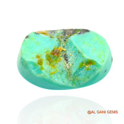 16.00 Cts Natural Arizona Turquoise Loose Gemstone Oval Cabochon 21x13x7 mm T-419