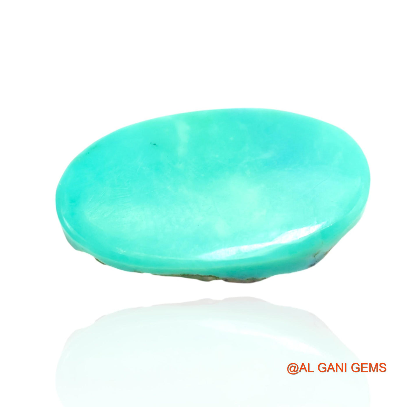 Natural Untreated Turquoise Loose Gemstone Oval Cabochon From Arizona 10.00 Cts 22x13x4 mm T-41