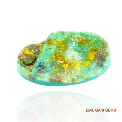 Natural Untreated Turquoise Loose Gemstone Oval Cabochon From Arizona 10.00 Cts 22x13x4 mm T-41