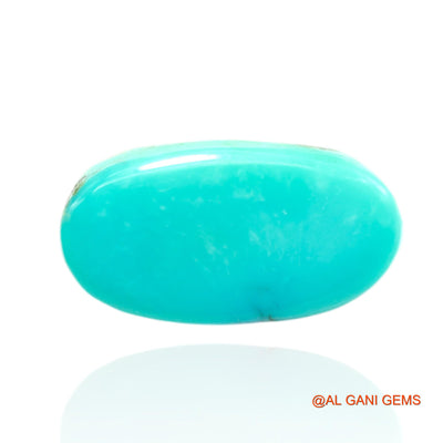 Natural Untreated Turquoise Loose Gemstone Oval Cabochon From Arizona 14.00 Cts 22x12x6 mm T-422