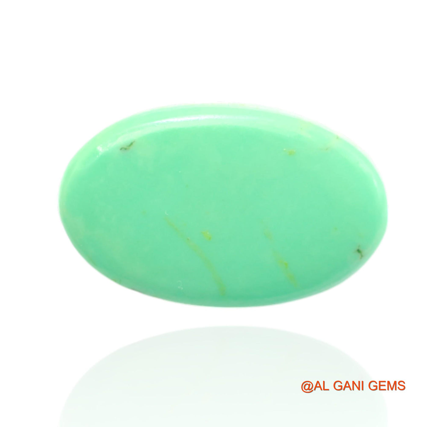 17.00 Cts Natural Arizona Turquoise Loose Gemstone Oval Cabochon 21x13x7 mm T-423