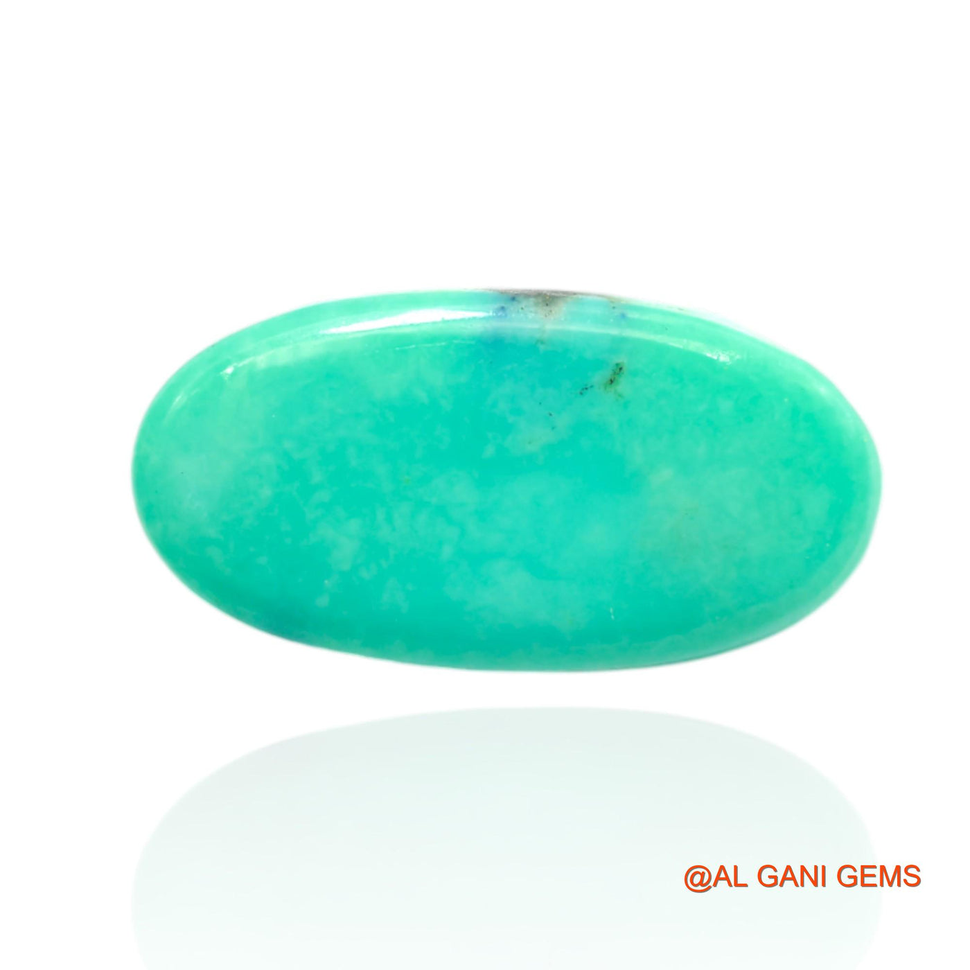 15.00 Cts Natural Arizona Turquoise Oval Cabochon Loose Gemstone For Jewelry 22x11x6 mm T-424
