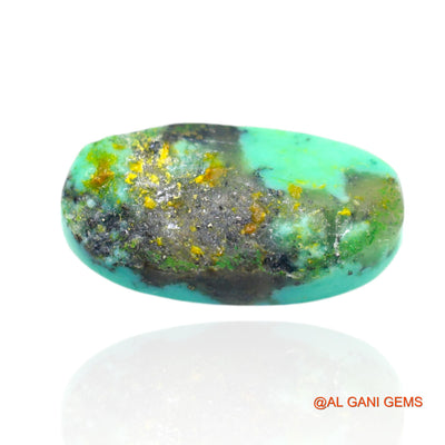 15.00 Cts Natural Arizona Turquoise Oval Cabochon Loose Gemstone For Jewelry 22x11x6 mm T-424